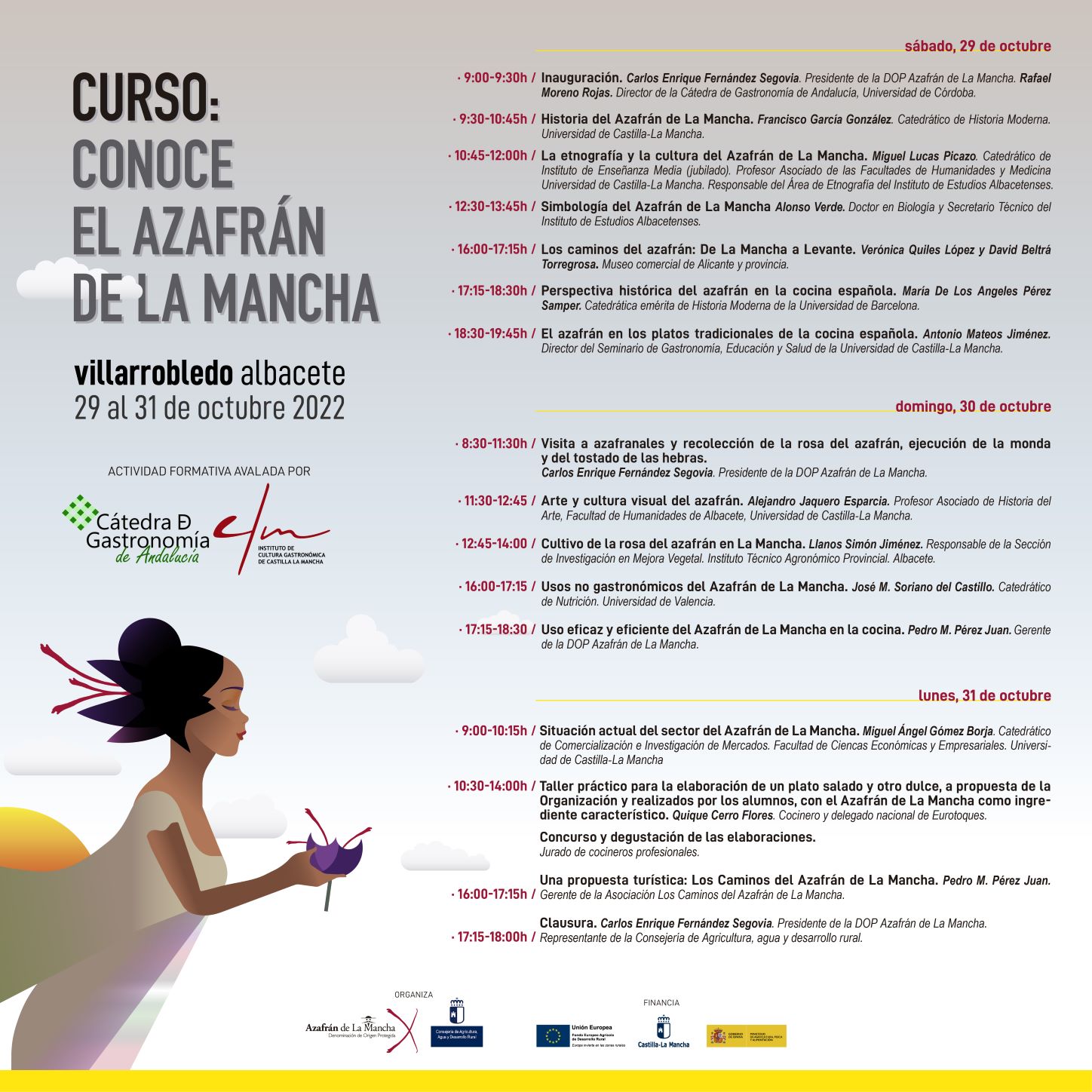 Abierto el plazo para inscribirse en la segunda edición del curso “Conoce el Azafrán de La Mancha” 